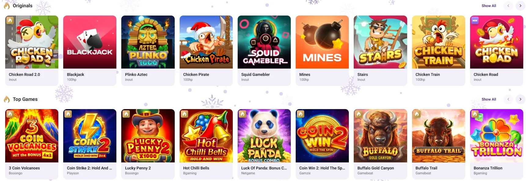 Crownslots game library